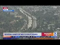 110 Fwy jammed after apparent jumper dies in roadway