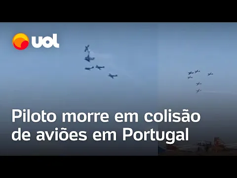 Download MP3 Aviões colidem no ar e piloto morre durante exibição em Portugal