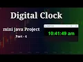 Creating Digital Clock using Notepad - part