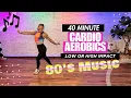 Download Lagu 40 min CARDIO AEROBICS WORKOUT | To The Beat ♫ | All Standing | Low Impact | 80's MUSIC