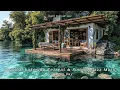 Download Lagu Gentle Jazz Music With Tropical Lakeside Retreat | Positive Morning \u0026 Smooth Jazz Music For Calm ...
