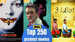 Top 250 greatest movies imbd