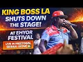 Lagu King Boss La Shuts Down the Stage 🔥 | EHYOR Festival Live in Freetown, Sierra Leone 🇸🇱