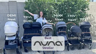 nuna stroller comparison 2026 trvl triv next mixx next trvl dubl demi next swiv