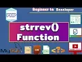 String Function - strrev String reverse PHP Tutorials for beginners
