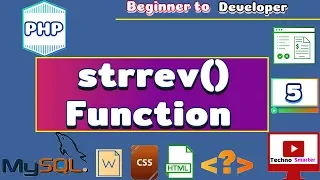String Function - strrev String reverse PHP Tutorials for beginners