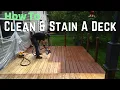 How To Clean And Stain A Deck