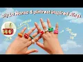 Diy chunky clay rings La Manso and pinterest inspired aesthetic clay rings