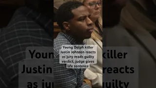 Young Dolph killer reacts as he is read a guilty verdict and life sentence