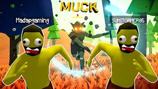 SumitGamer FOUND THE STUPIDEST SURVIVAL ADVENTURE GAME #live #muck