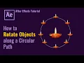 How to Animate Multiple objects along a Circular path in After Effects After Effects Tutorial