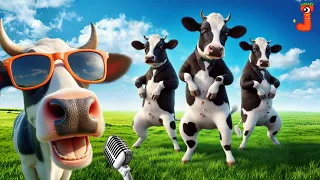 funny cow dance for 12 minutes straight cow song u0026 cow videos 2024 cow dance mix dancing cow