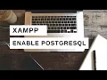 How to enable PostgreSQL in XAMPP