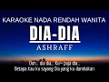 Download Lagu Dia dia - Ashraff (Karaoke Lower Key Nada Rendah Wanita)