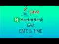 Java Date Time Hackerrank Java Solutions