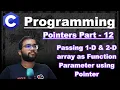 C Programming Lecture - Pointers in C Part
