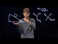 Box Sliding on Incline with Friction - Set it Up Physics with Professor Matt Anderson M6-04