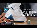 Jordan 7 Player Edition Restoration Applying New Backtabs