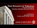 Senate of Virginia Courts of Justice on 2026-01-21 Finished