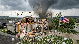 Chaos in Missouri Today Brutal Hail Storm Destroys Homes Cars in Springfield