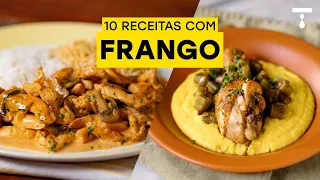 10 receitas deliciosas com frango