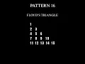 Floyd s Triangle in Java Continuous Number Pattern Tutorial