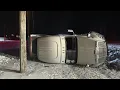 Truck overturns on icy Hull Street Road in Chesterfield