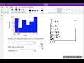 Finding the class width and sample size from the a histogram