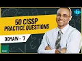 50 CISSP Practice Questions and Answers 2026 CISSP Domain 7 Prep