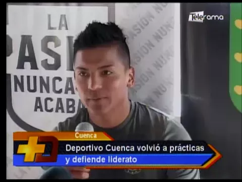 Deportivo Cuenca volvió a prácticas y defiende liderato