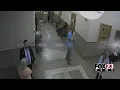 Violent offender caught on camera bolting from Wagoner County Courthouse