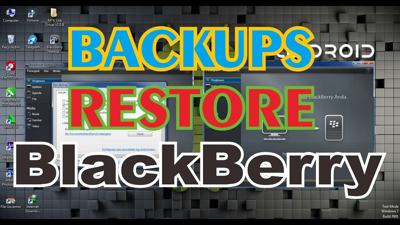 BlackBerry Desktop Manager Download/Install Software| Windows| Latest Version| Howto