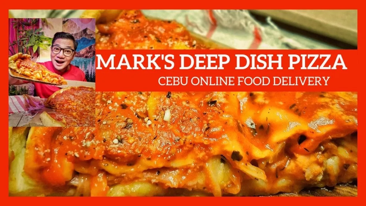 MARK'S DEEP DISH PIZZA | LEB DELIVERY | CEBU ONLINE FOOD DELIVERY | TheDentistIsOut | 2021