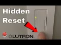 How To Reset A Lutron Dimmer - Switch