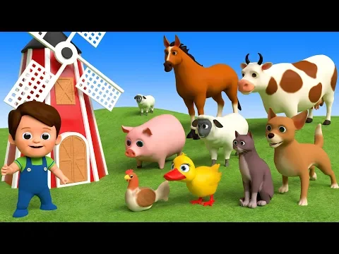 Download MP3 Learn Farm Animals Names & Sounds