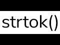 strtok StringTokenizer C C