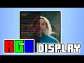 RGB Display in Minecraft Redstone