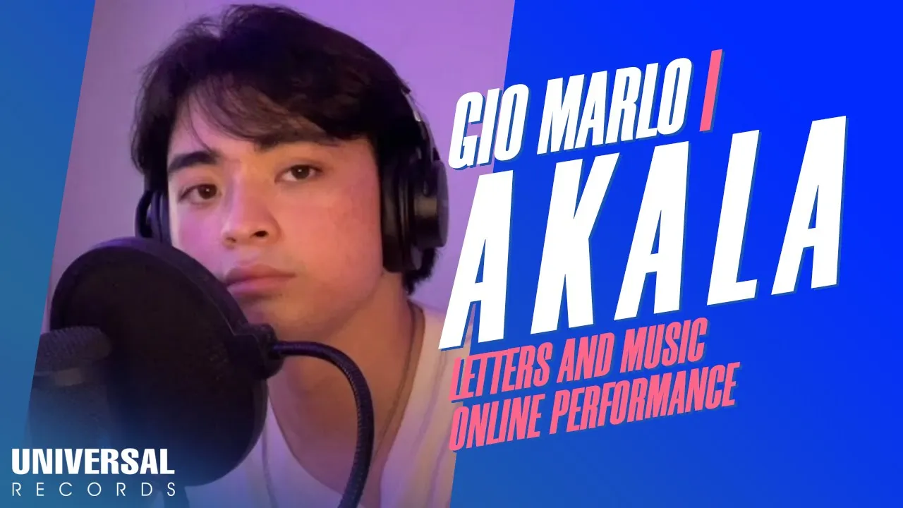 Gio Marlo - Akala (Letters and Music Online Performance)