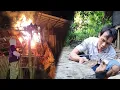 Hoang did not know that the mysterious woman had burned down the chicken coop while looking for food