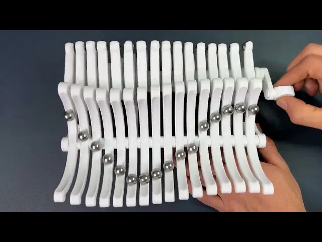 Horseshoe Waves Kinetic Sculpture video thumbnail
