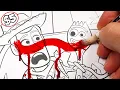 HORROR Artist Vs 5 DISNEY Toy Story Coloring Book