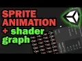 Shader Graph Flipbook node sprite animation - usinty shader graph tutorial 3