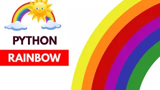 Create a Rainbow Using Python Turtle - very simple program Python Projects for beginners
