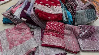 এইটা কি মাত্র ১২০০ টাকায় পার্টি শাড়ি   soo beautiful 1200 Taka Offer