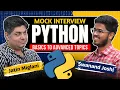 Python Mock Interview Basic to Advanced How to Crack Python Interview Ethans IT Training