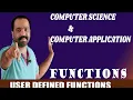USER DEFINED FUNCTIONS PLUS TWO COMPUTER APPLICATION FUNCTIONS Class 02 Kite Victors Online