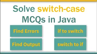 How to Solve MCQ questions on switch case in Java