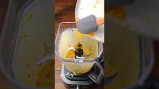 كيكه البرتقال في الخلاط في خمس دقايق هشه وطريه وسر إرتفاع الكيك وهشاشته 