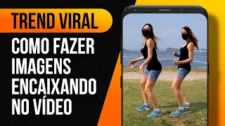 Como fazer TREND VIRAL de foto encaixando no vídeo para tiktok e reels -  TUDO PELO CELULAR!