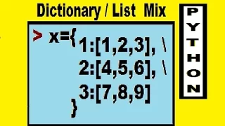 Python Combining Dictionaries with Lists